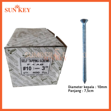 SEKRUP TAPPING ( F + AB #8 x 3" )
