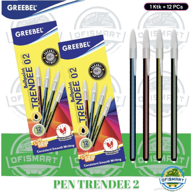 

Greebel Pulpen Trendee 02| @1Ktk=12PCs