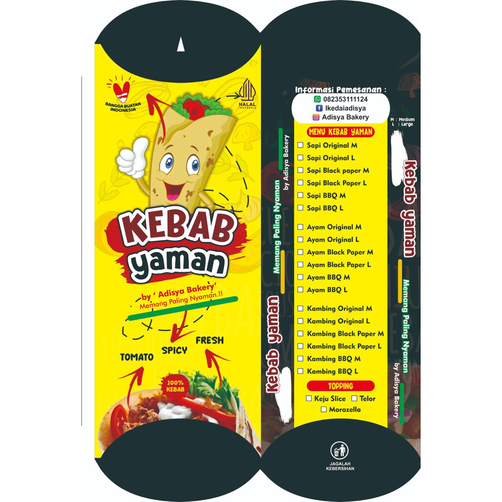 

100 Lembar Kertas Bungkus Kebab Jumbo Ukuran 24x9 cm / kertas kebab / bungkus kebab / kemasan kebab / bungkus kebab murah / bungkus kebab 100pcs