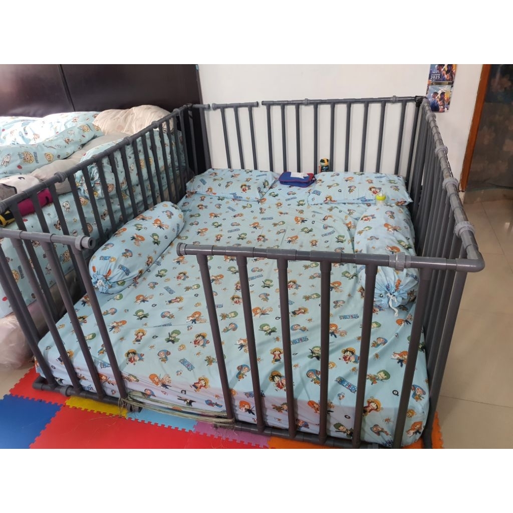 PRELOVED MURMER Fence / pagar bayi HOMEMADE dari Paralon MASPION AW 3/4" (Tinggi 80cm) Bongkar Pasan