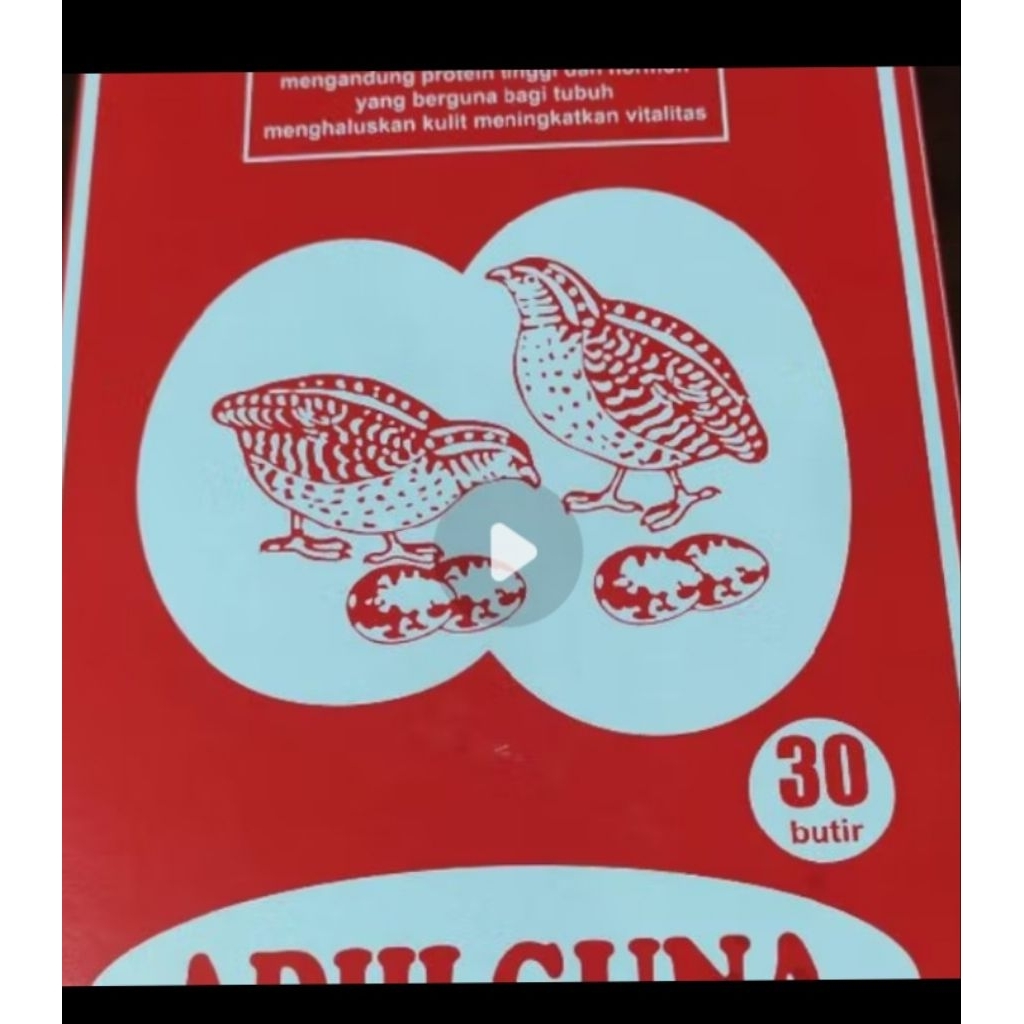

telor puyuh isi 30