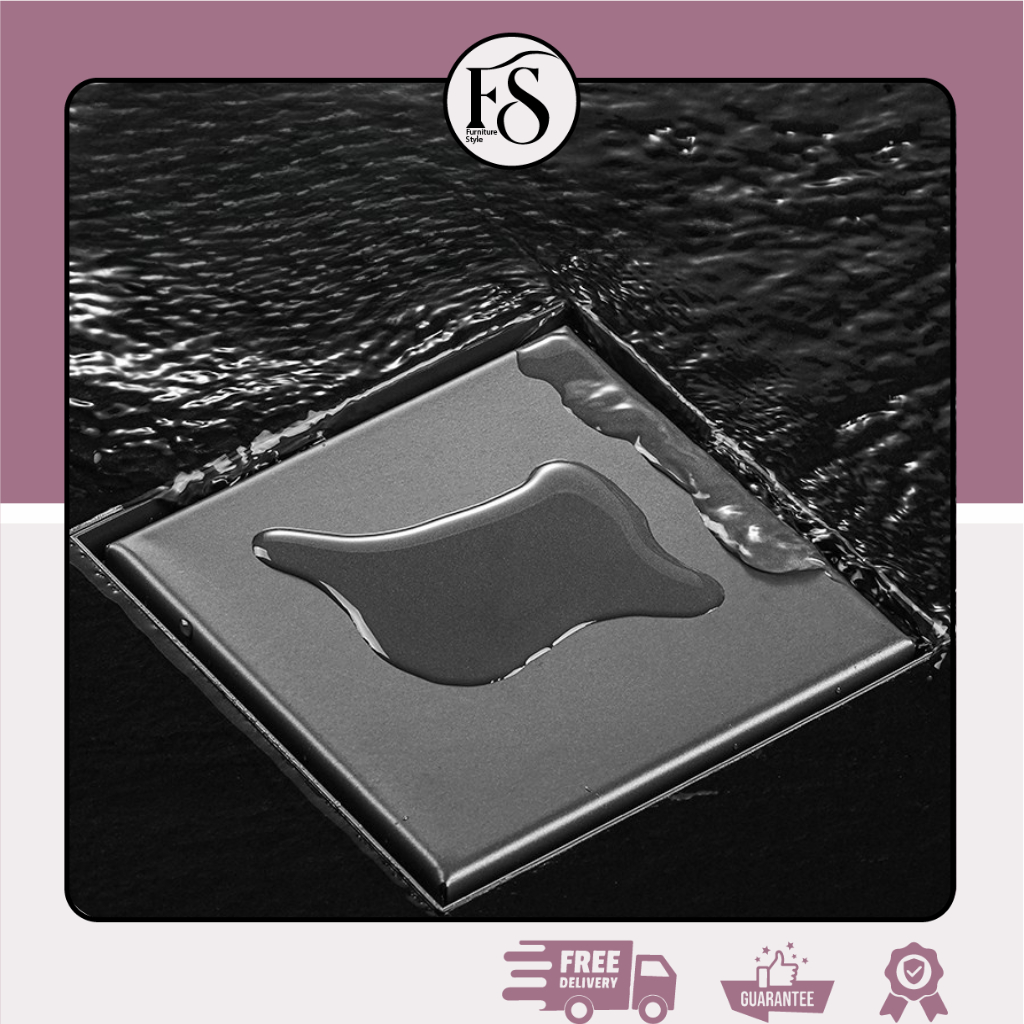 Tutup Saluran Air Kamar Mandi Anti Bau & Serangga – Penutup Saluran Air Stainless