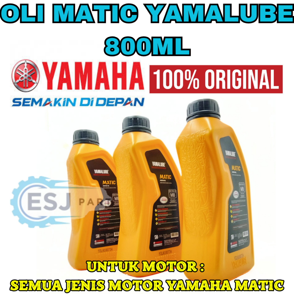 OLI MESIN YAMALUBE 800ML YAMAHA MATIC ORIGINAL YAMAHA OLI YAMALUBE ORI MOTOR MIO YAMAHA MATIC ASLI .