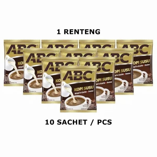 

1Renceng - ABC Susu Mocca Kopi Instan Isi 10 Pcs