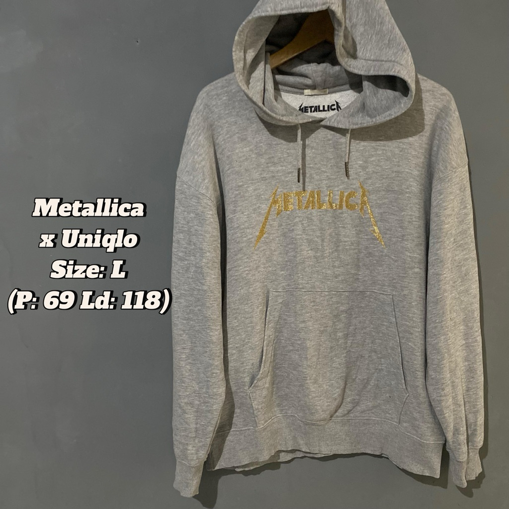 Uniqlo x Metalica Second Good Condition | Hoodie Jacket Switer