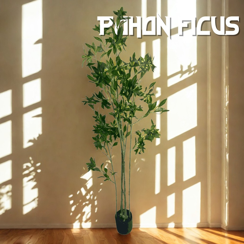 Pohon Ficus/ Karet Kebo / Ficus Elastica artificial Tinggi 160CM dekorasi rumah / CZ-32