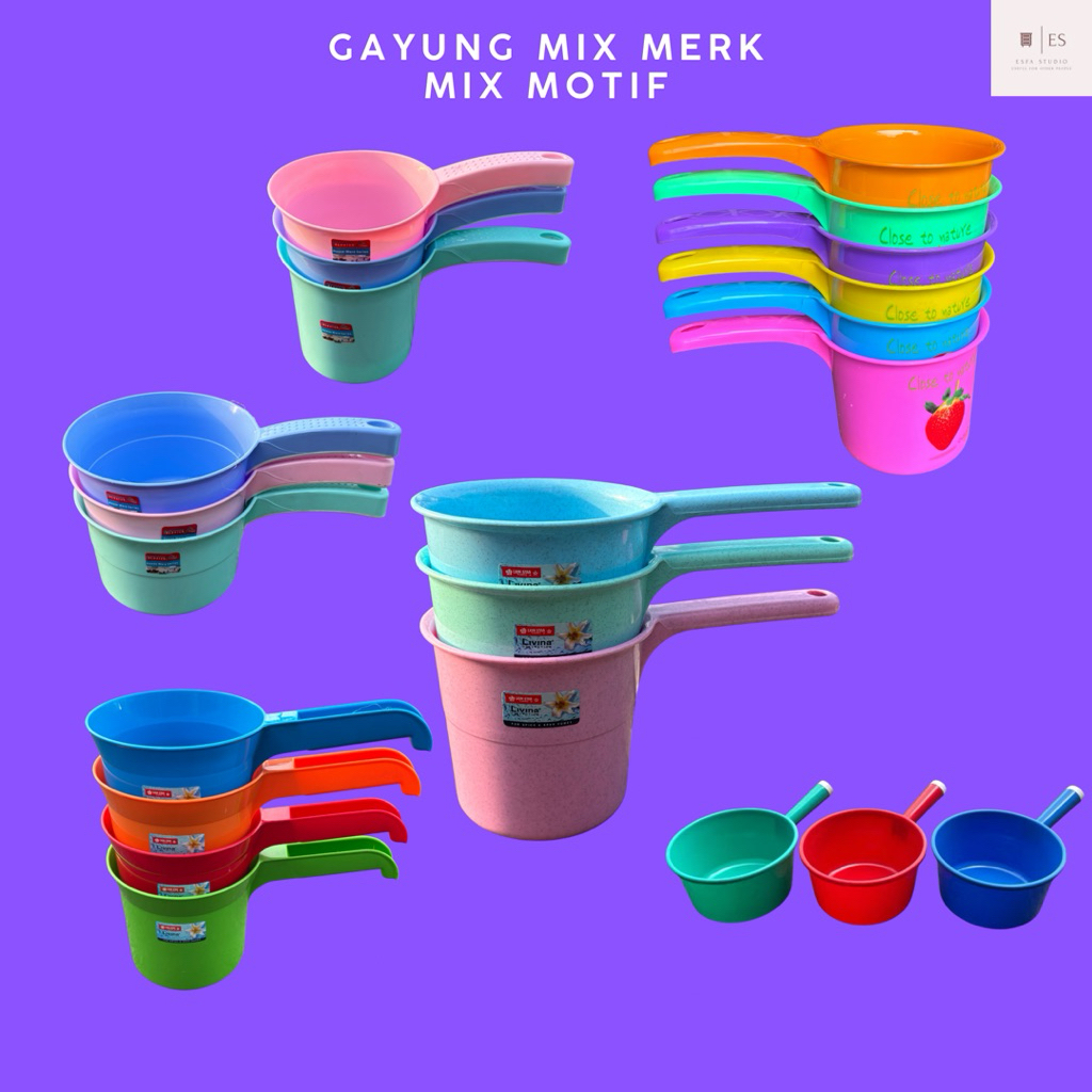 Gayung Plastik Gayung plastik mandi air Murah Gayung Buah Gayung Keramik Gayung Polos Gayung Jumbo G