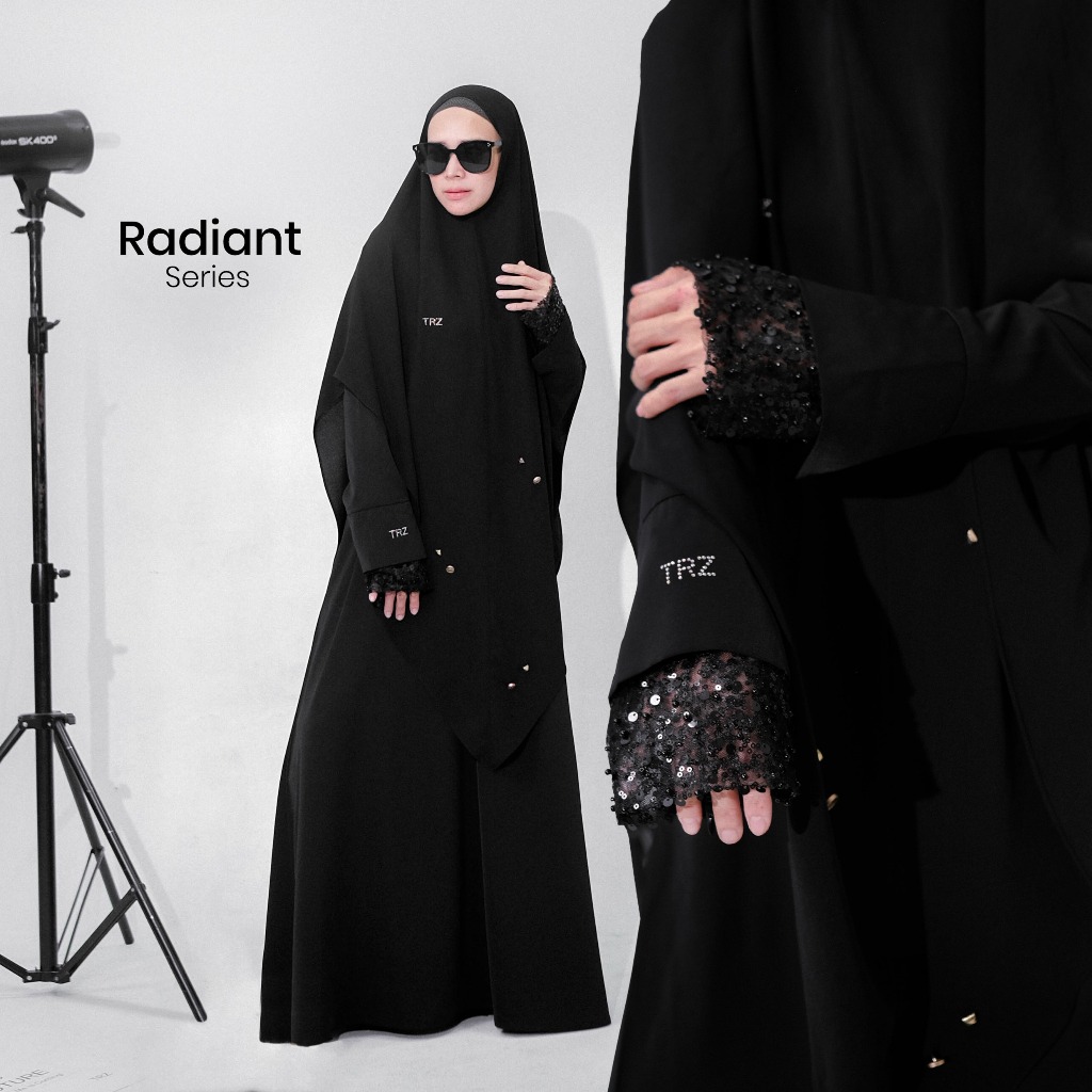 TRZ - Gamis Radiance - Gamis Syari Busui Wudhu Friendly - gamis muslimah modern