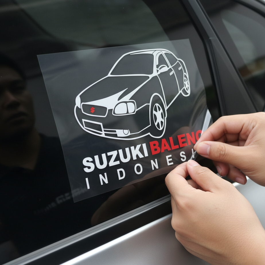 Stiker Suzuki Variasi Kaca Mobil Baleno 20001