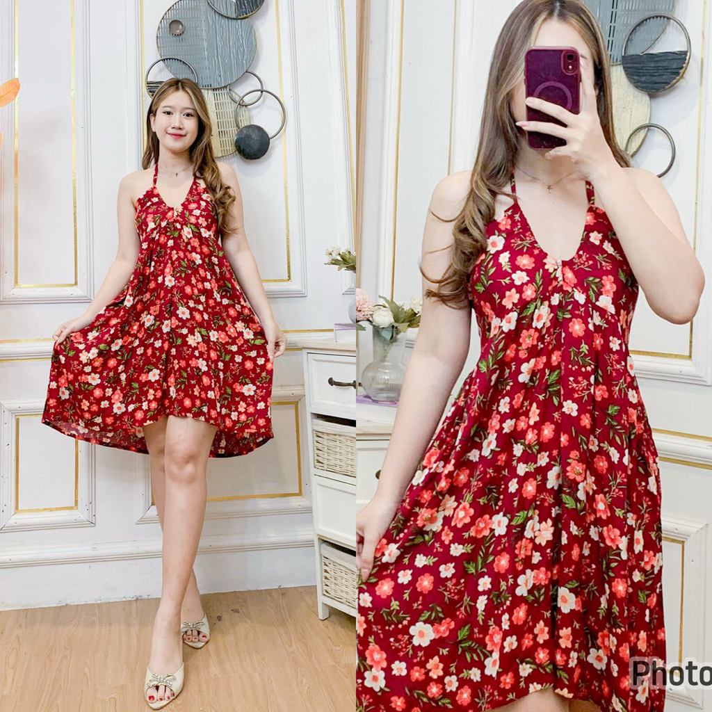 DRESS LETICIA // DASTER PUTRI BALI // SEKSI KEKINIAN VIRAL RAYON SELUTUT