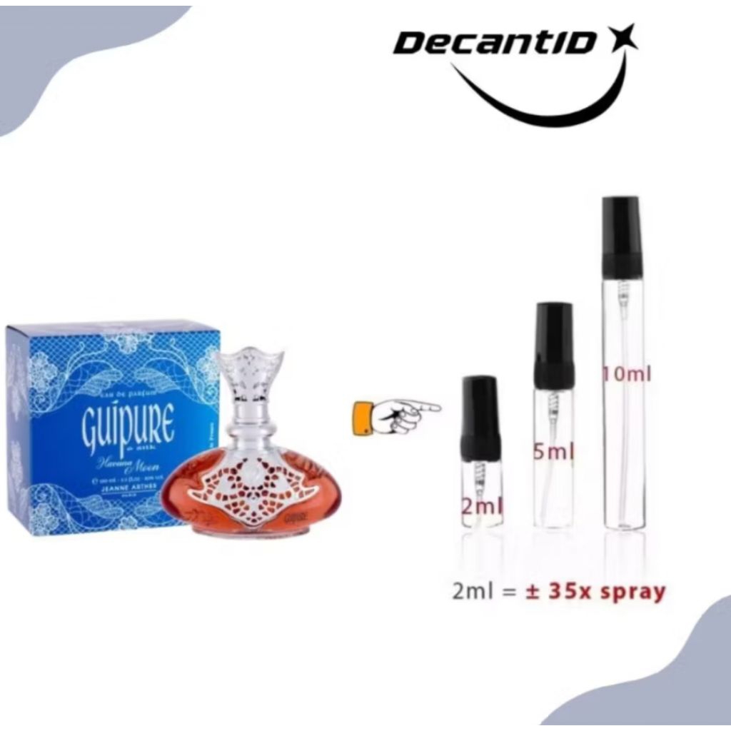 Decant Parfum Jeanne Arthes Guipure & Silk Havane Moon For Women 2ml 5ml 10ml