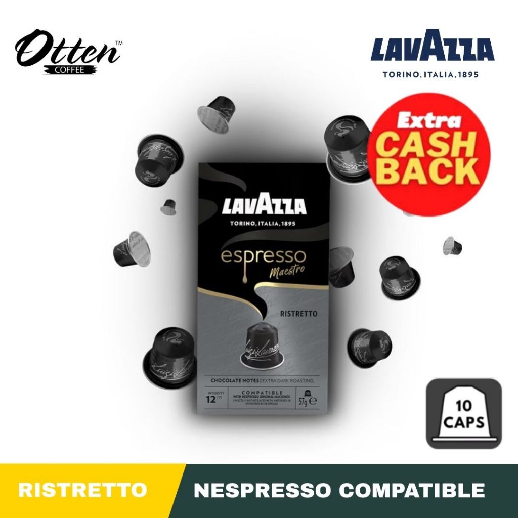 

Kopi Kapsul - Lavazza NCC Espresso Maestro Ristretto Coffee Capsule Nespresso Compatible