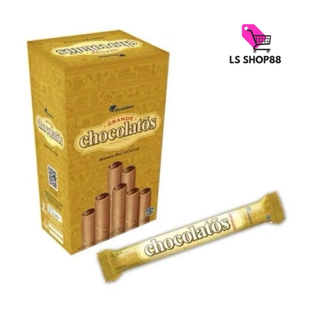 

Chocolatos Wafer Roll Long isi 24pcs