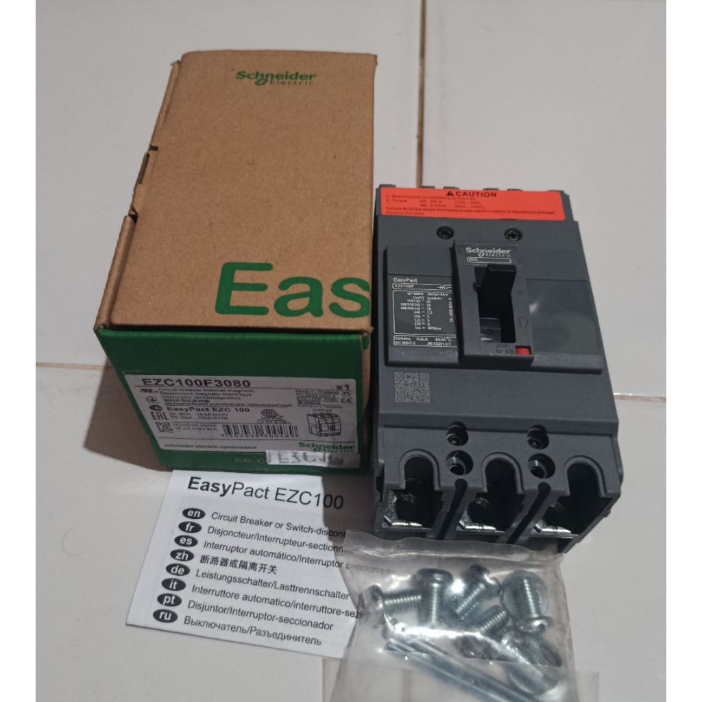 MCCB Schenaider 80 A Original