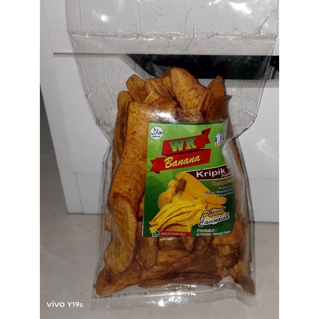 

kripik singkong dan kripik banana
