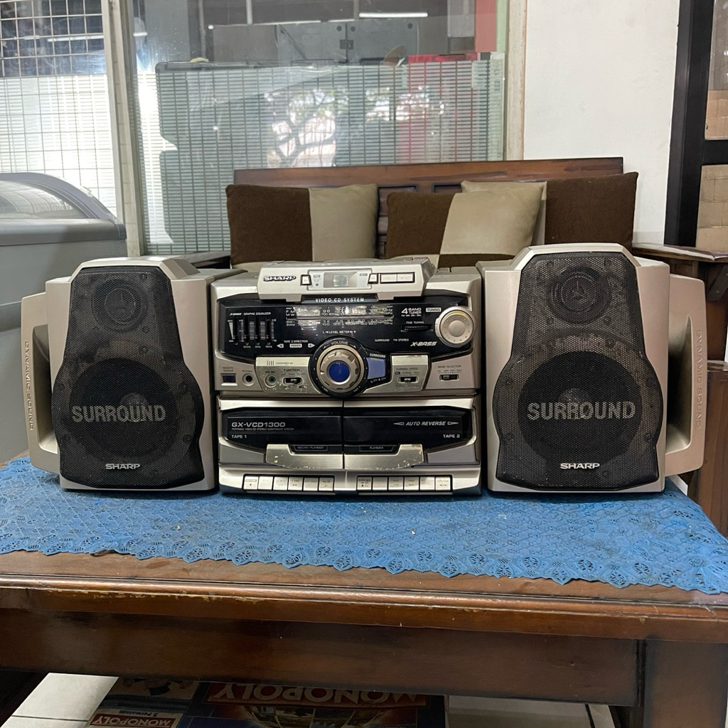 Radio Tape Compo SHARP GX-VCD1300L(GL)