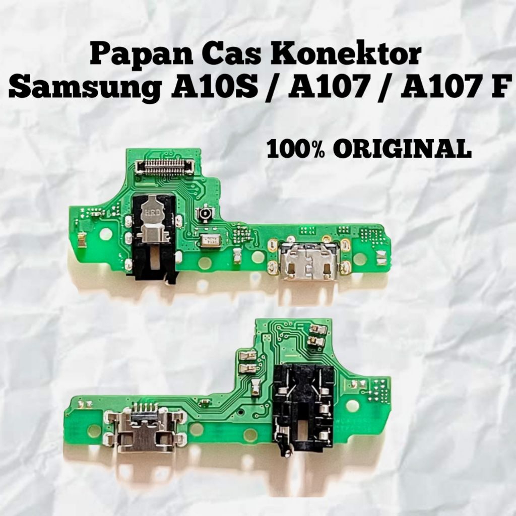 Papan Cas Charger Samsung A10S / A107 / A107 F  Original Konektor Port Cas Board Sparepart HP