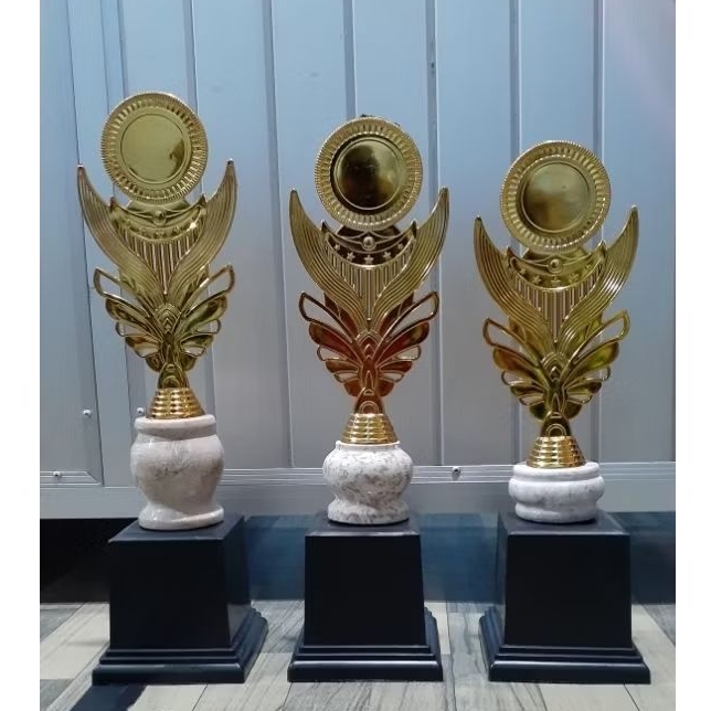 Piala Marmer Guci 1 Set Piala Marmer Juara 123 Piala Marmer