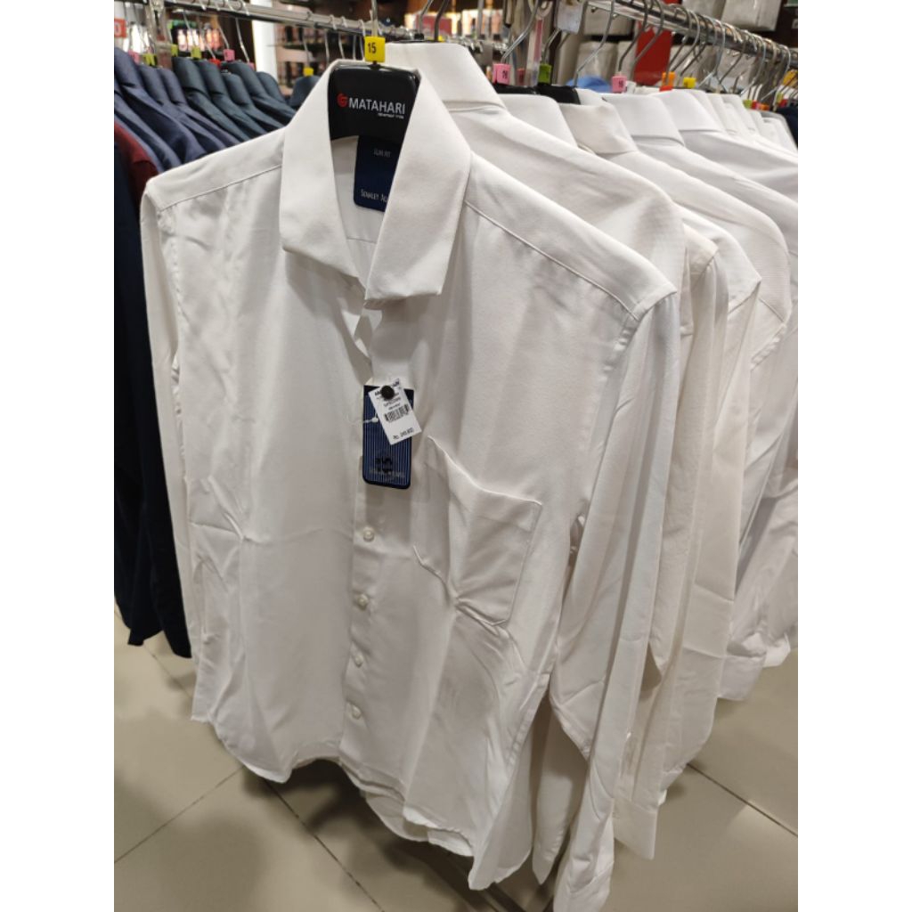 Kemeja Putih Pria Lengan Panjang Stanley Adams