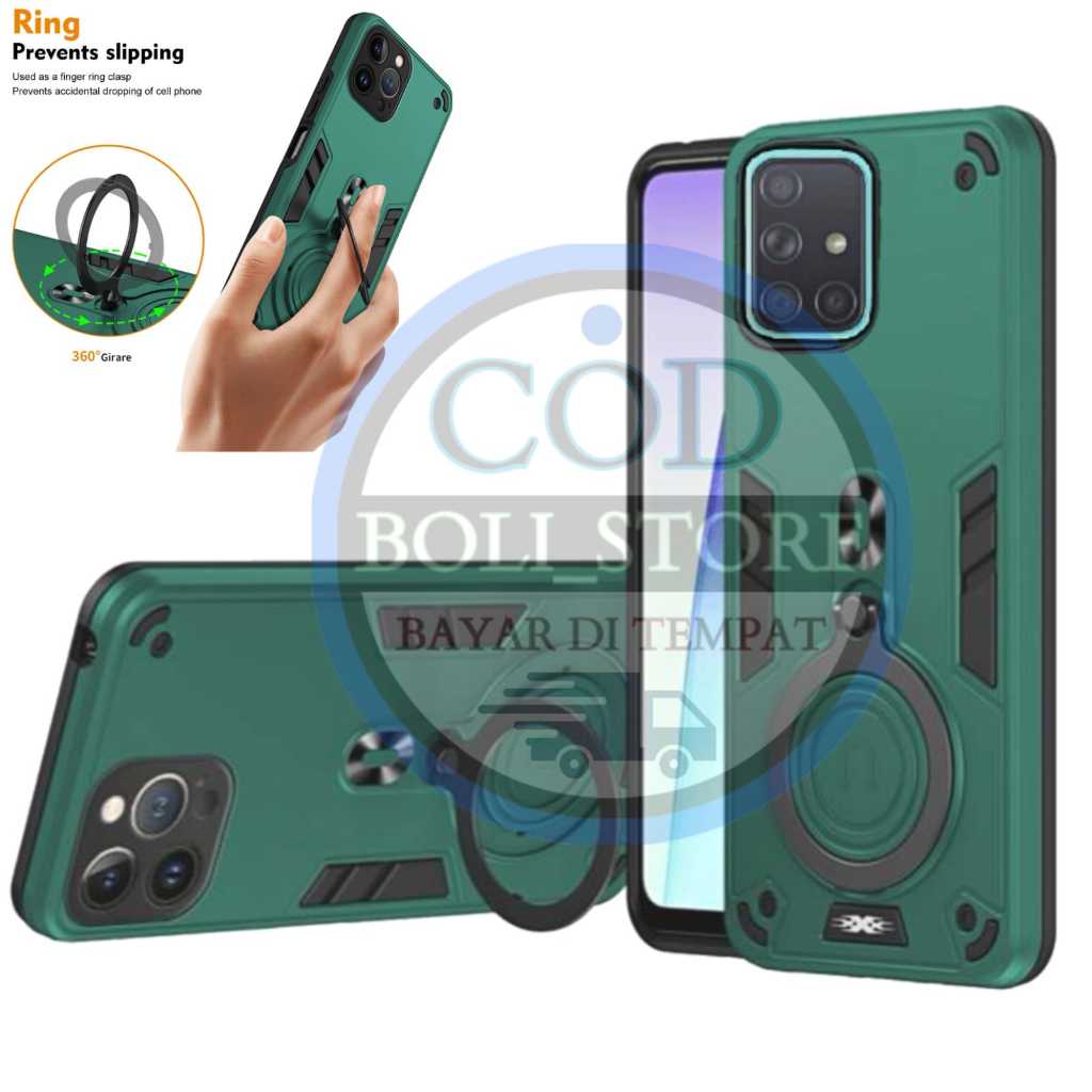 CASING HP UNTUK SAMSUNG GALAXY A71 CASE ROBOT HIT EYE RING PRO CAMERA HARDCASE ARMOR NEW COVER