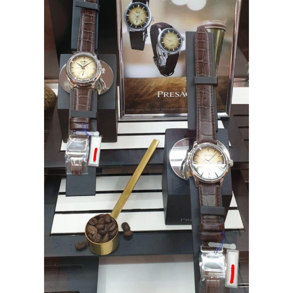Dijual sepaket Seiko Presage Irish Coffee SSA401J1 & SRPE11J1 Limited Edition JDM Made in Japan