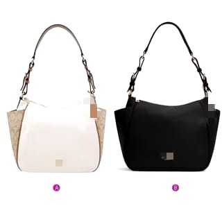 Coach Women's Leather Colorblock Tote Bag