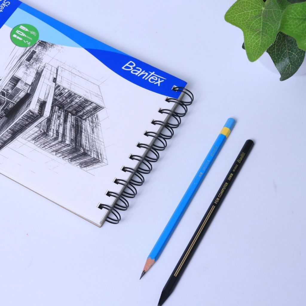 

Bantex Buku Gambar Sketsa A5 / Sketchbook Spiral A5 160 gr 40 lembar BK1003