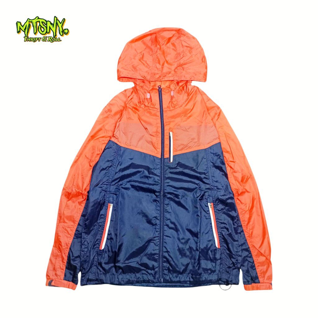 Jaket Hoodie Windbreaker Olahraga Running UnionBay Union Bay Retro Vintage