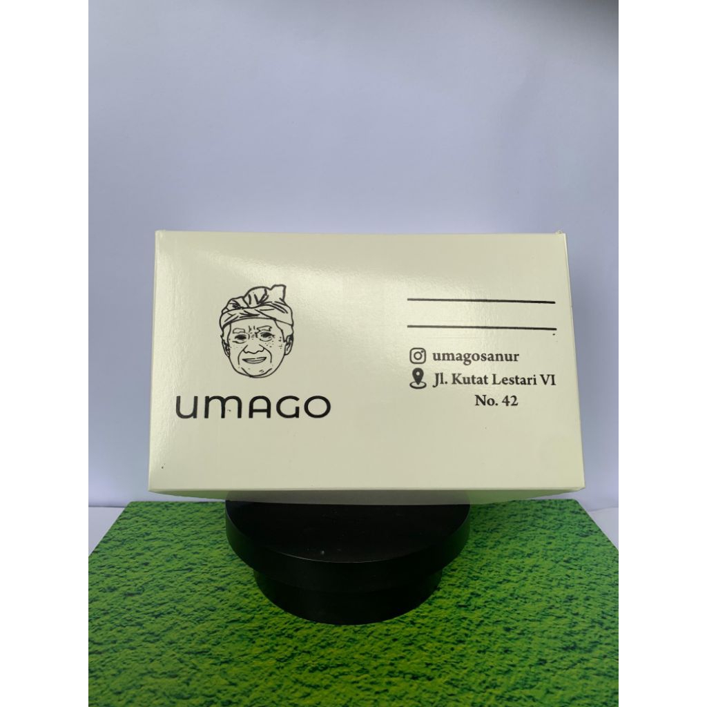 Lunch Box Putih Custom Logo All Size | Kotak Makan Take Away