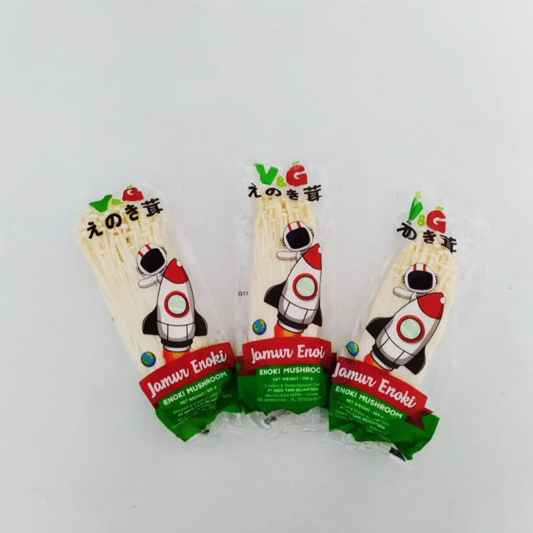 

Jamur Enoki Fresh Berat 100gr Enoki Mushroom Halal