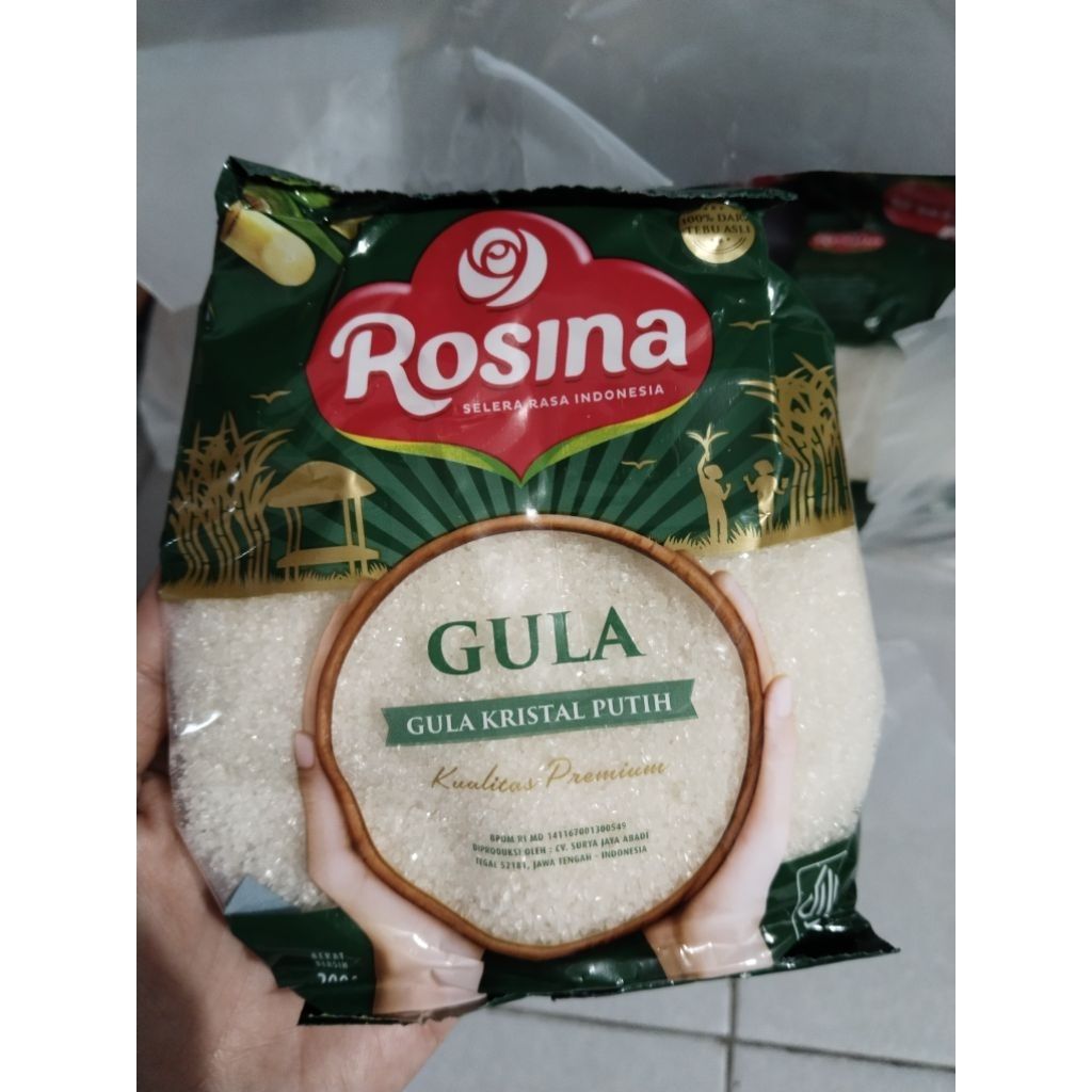 Gula pasir rosina 200gr