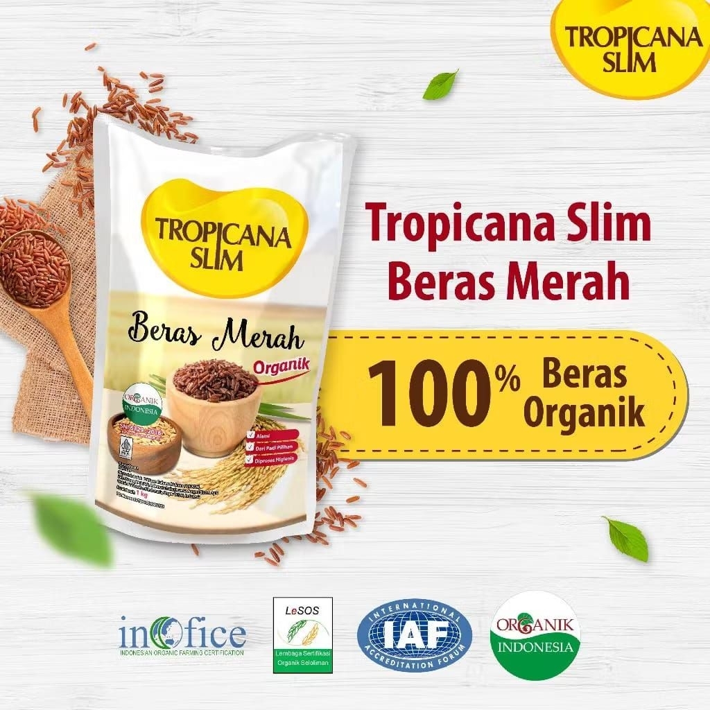 

Tropicana Slim Beras Merah Organik 1kg