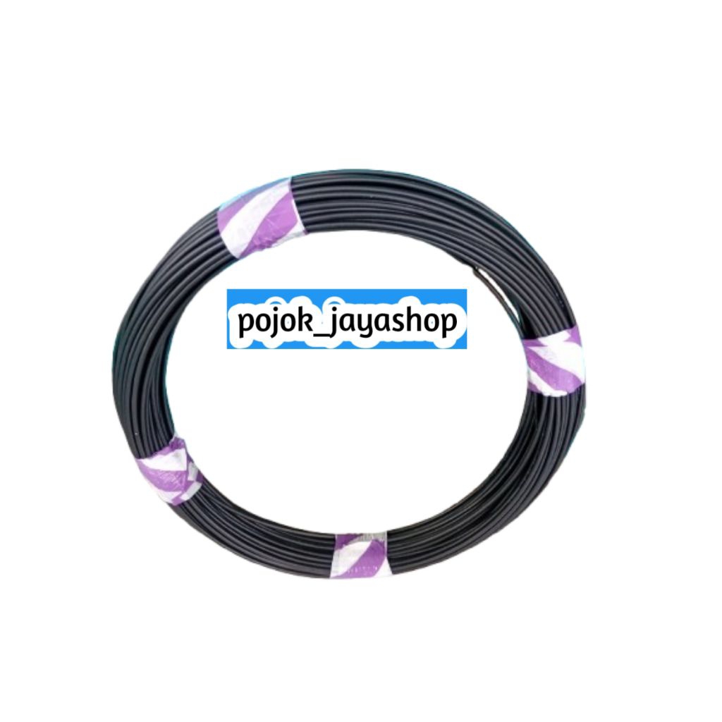 JERUJI FIBER HITAM (KULITAN) 4mm (PER KG) TERMURAH