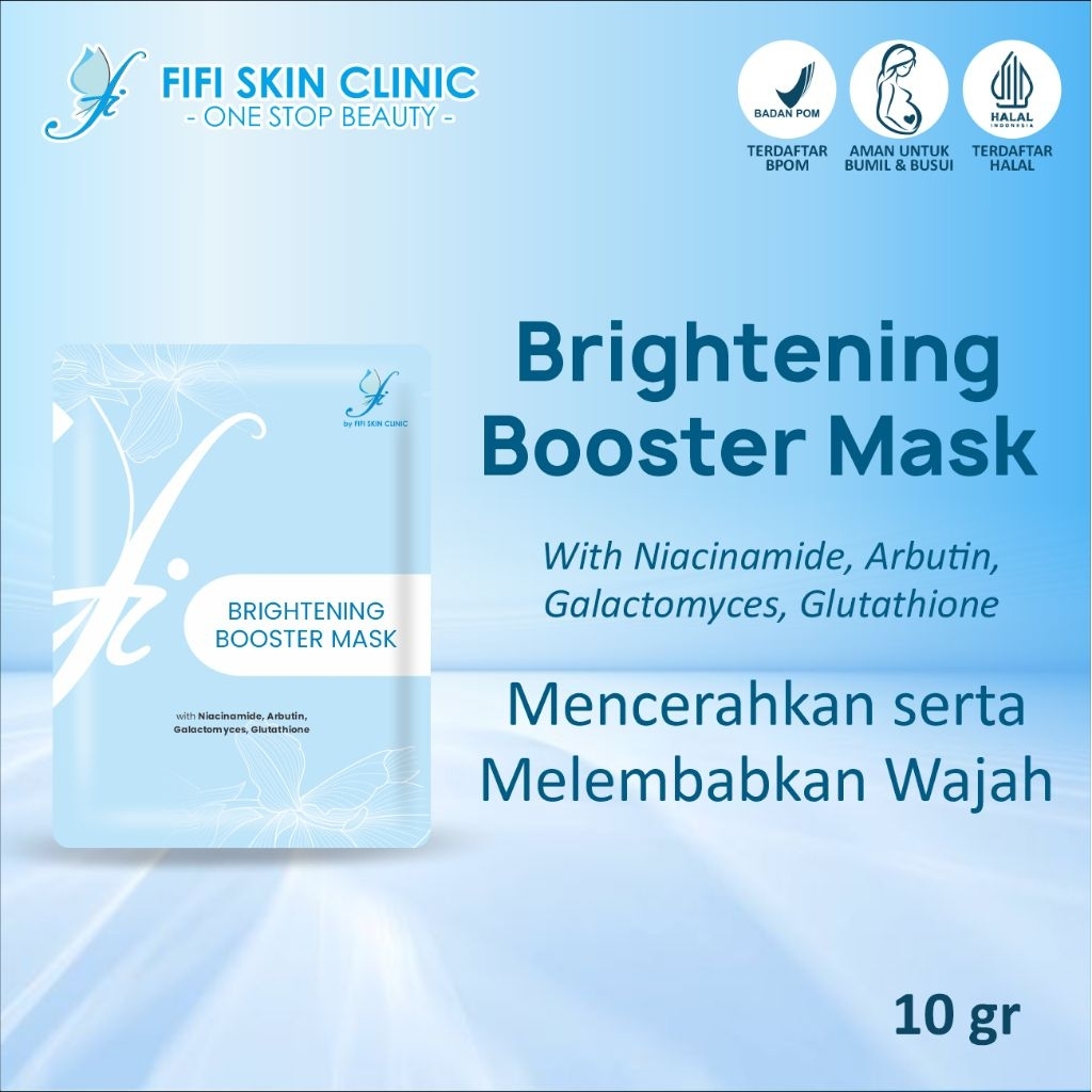 FI BRIGHTENING BOOSTER MASK dr Fifi Festiany FIFI SKIN CLINIC / Masker Klinik Kecantikan Wajah