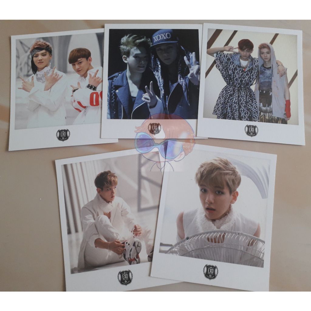 EXO XOXO Wolf The First Class Polaroid