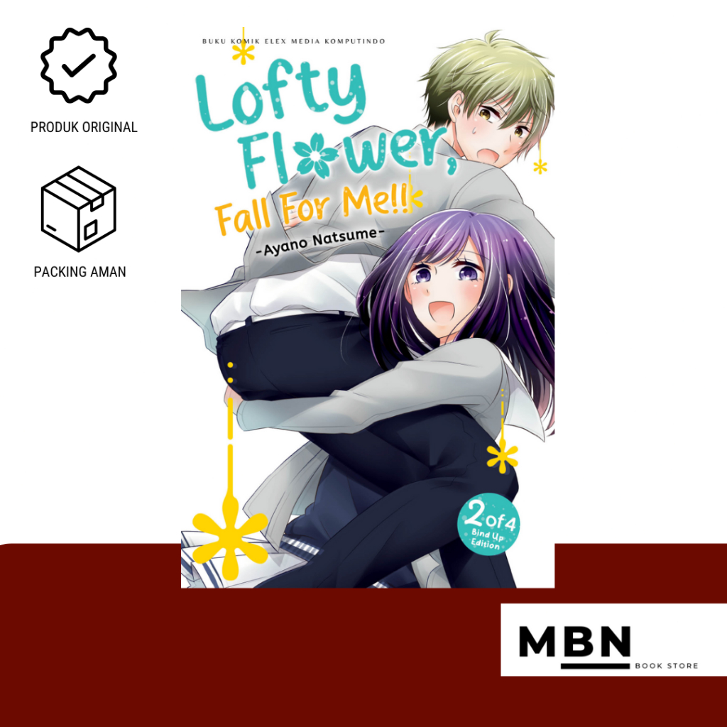 KOMIK LOFTY FLOWER, FALL FOR ME (BIND UP) - BUNDLING BOOKMARK