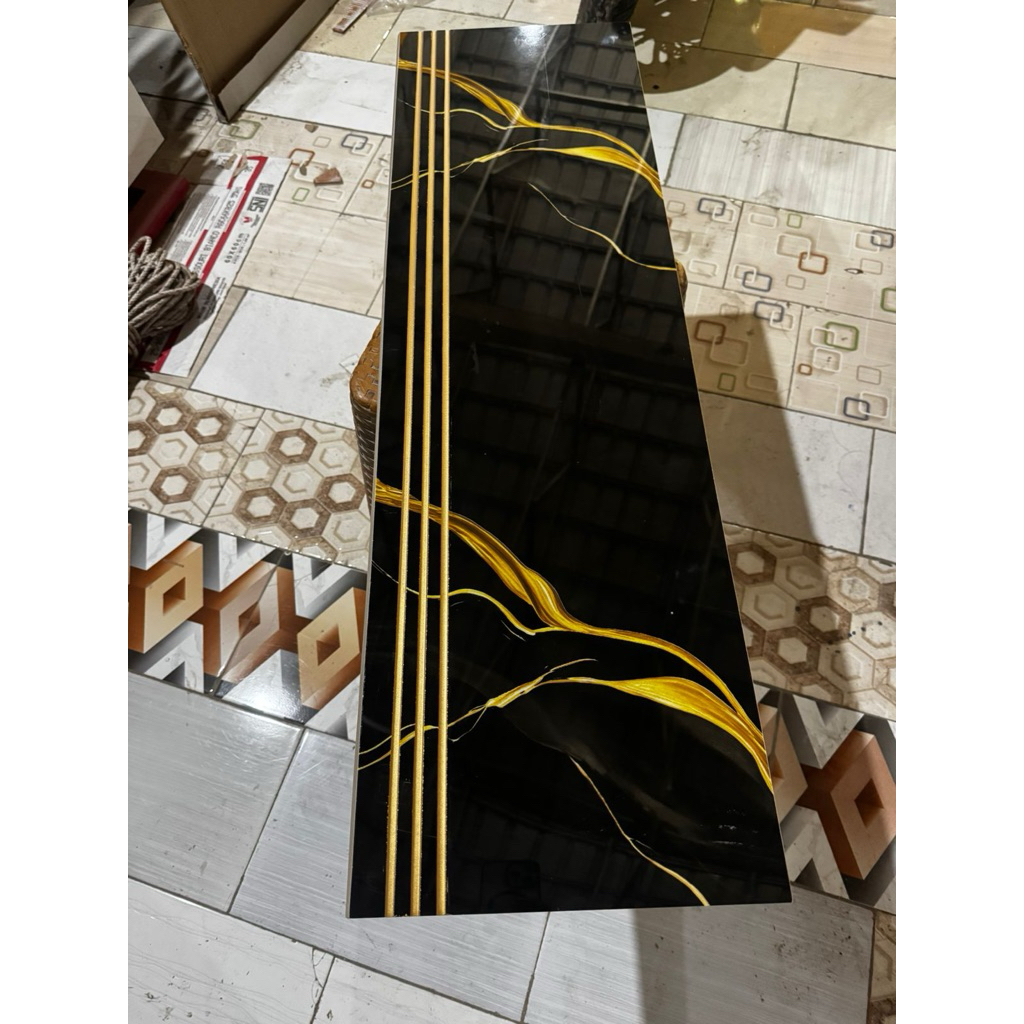 costume granit anak tangga motif hitam gold garis emas 30x80 sampai 30x120