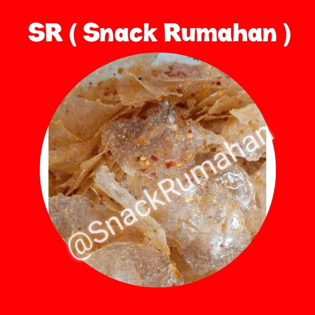 

Cemilan SGM Serba Goceng Murah Keripik kaca pedas asin enak