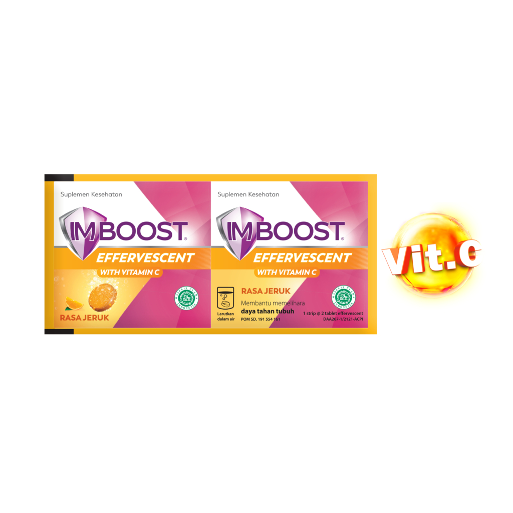Imboost Effervescent Sachet 20's Tablet Soho - Vitamin Daya Tahan Tubuh