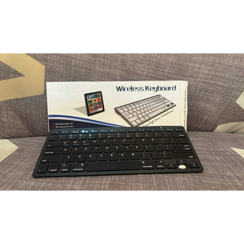 [PRELOVED] Wireless Keyboard BK3001 / Wireless Keyboard HP/ Laptop/ PC / Ipad / Keyboard murah