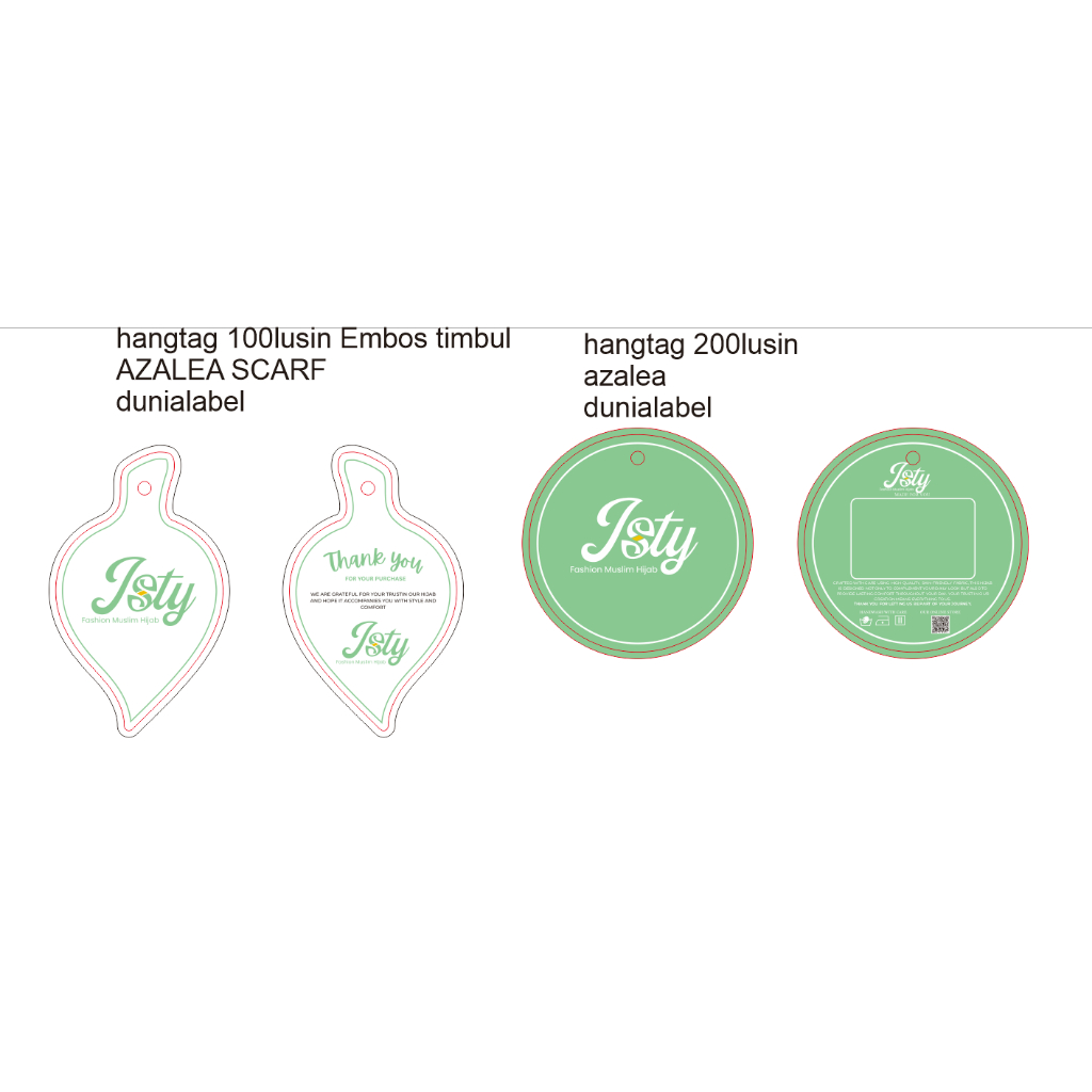 

Paket hangtag 12.000pcs embos label baju | tag tebal 700gsm ( FREE DESIGN ) | Hantag Label Baju Handtag Custom Bahan Ivory 700gsm Laminasy Doff Cetak 2 sisi