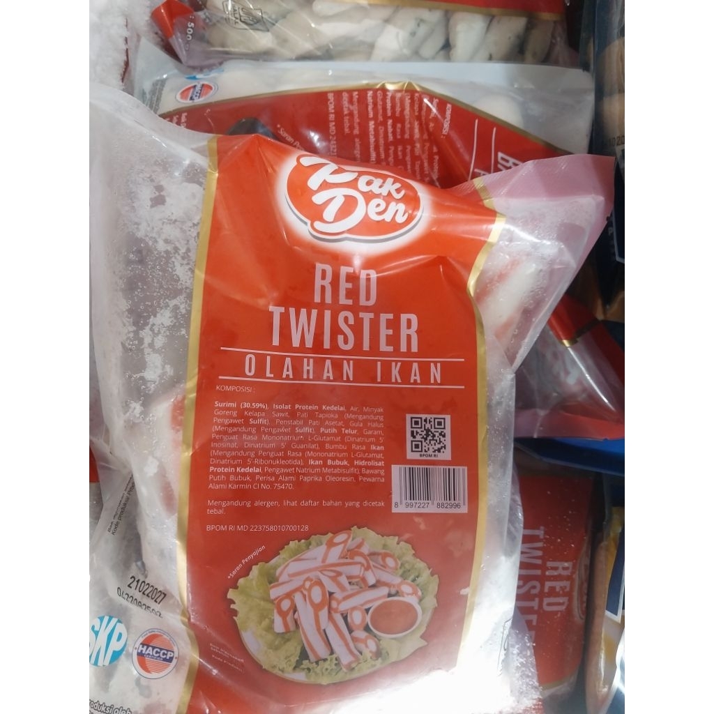 

pak den red twister 500 gram