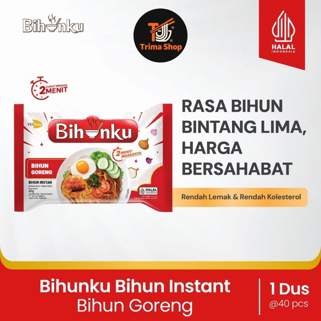 

Bihunku Instant -Goreng-1 karton-40pcs-60gr