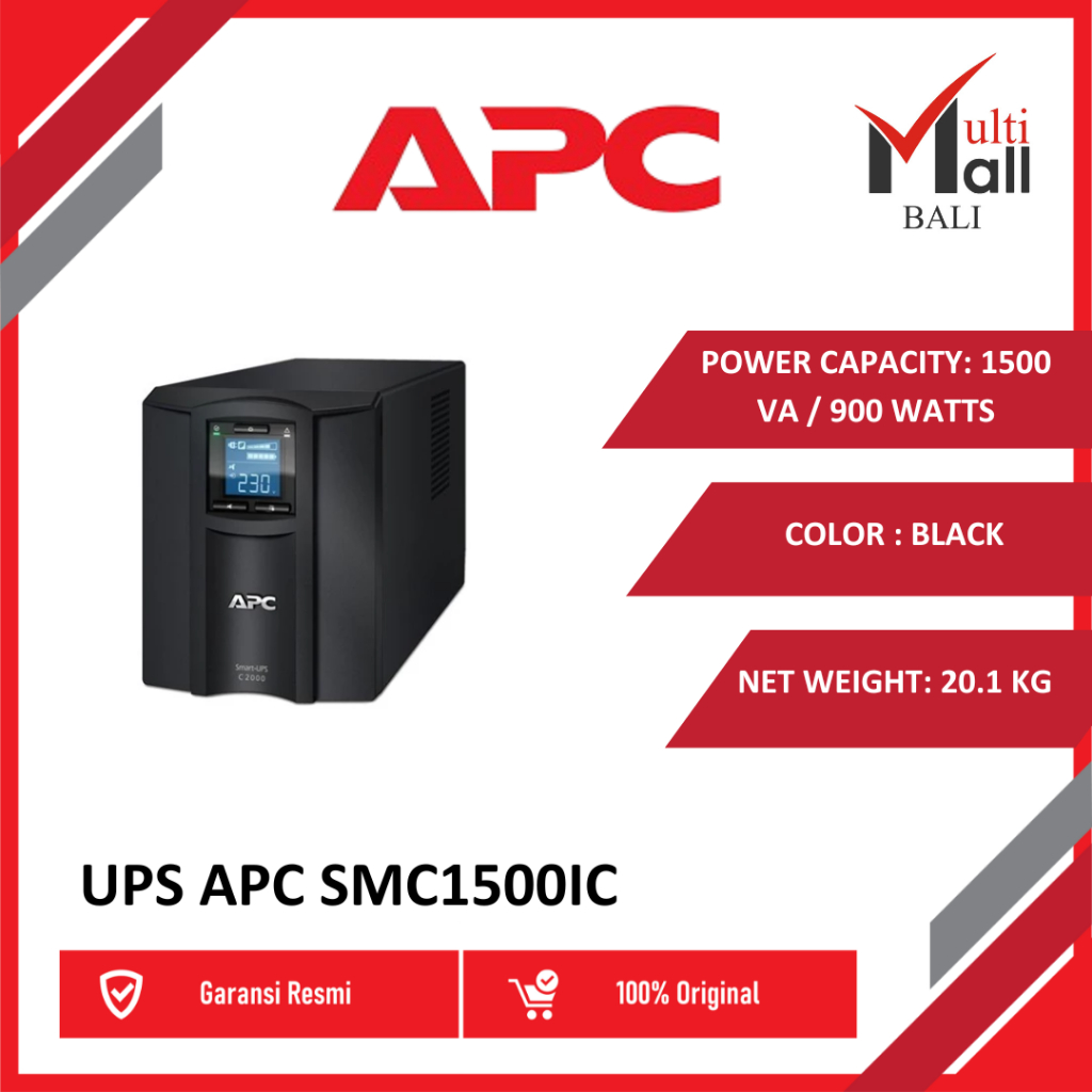 UPS APC SMC1500IC Smart-UPS C 1500VA LCD 230V with SmartConnect