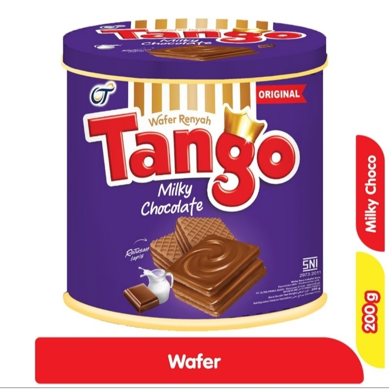 

Tango Milky Chocolate & Cheese | Wafer Lapir Renyah | Kaleng 200 gr