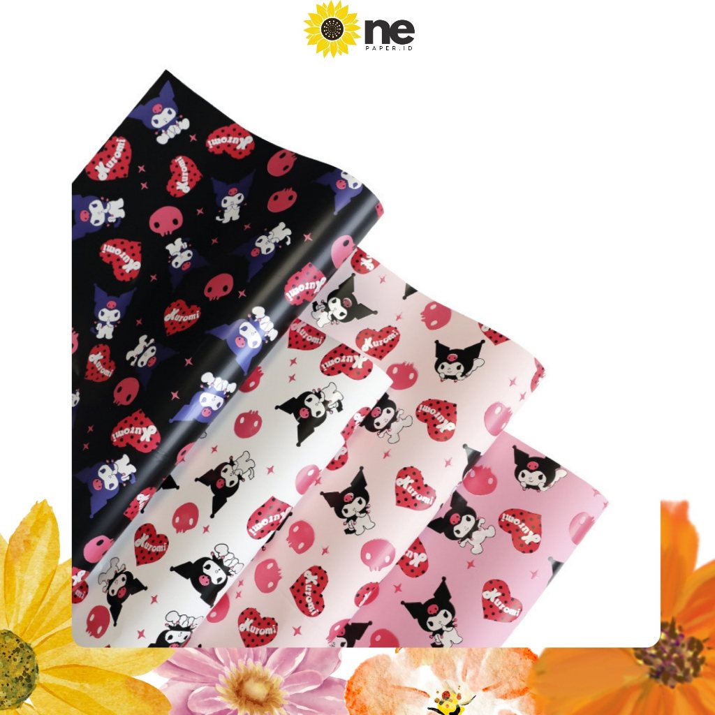 

One Paper - Kertas kado Motif Pembungkus Kemasan Parcel Sampul Ecer Lembaran KB87