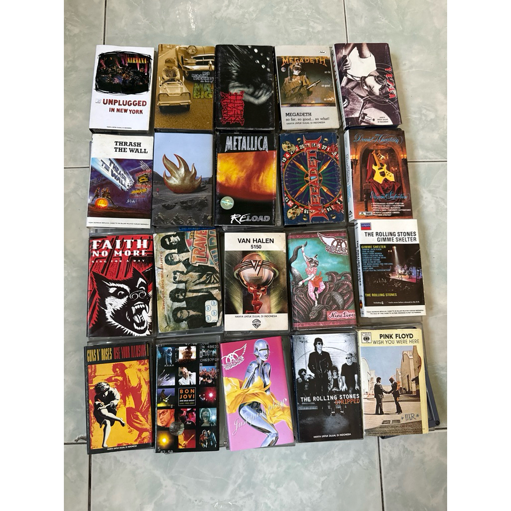 aneka kaset rock barat