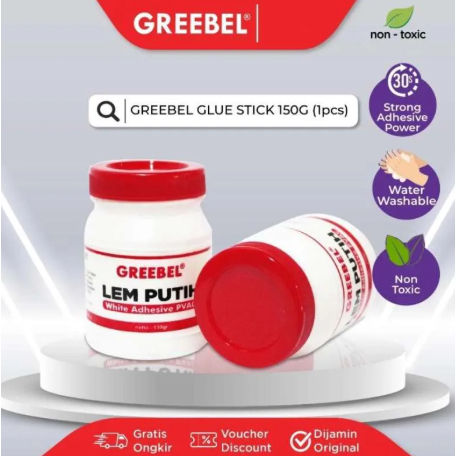 

GREEBEL Lem Kertas White Glue 150 Gram