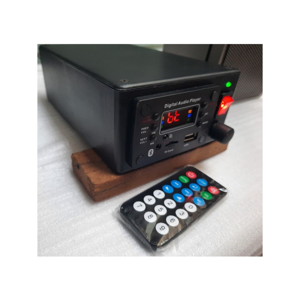 Custom DIY Power Amplifier XH-M543- 2 CH + Modul Bluetooth 5.0 + Power Supply DC 12V Untuk Audio di 