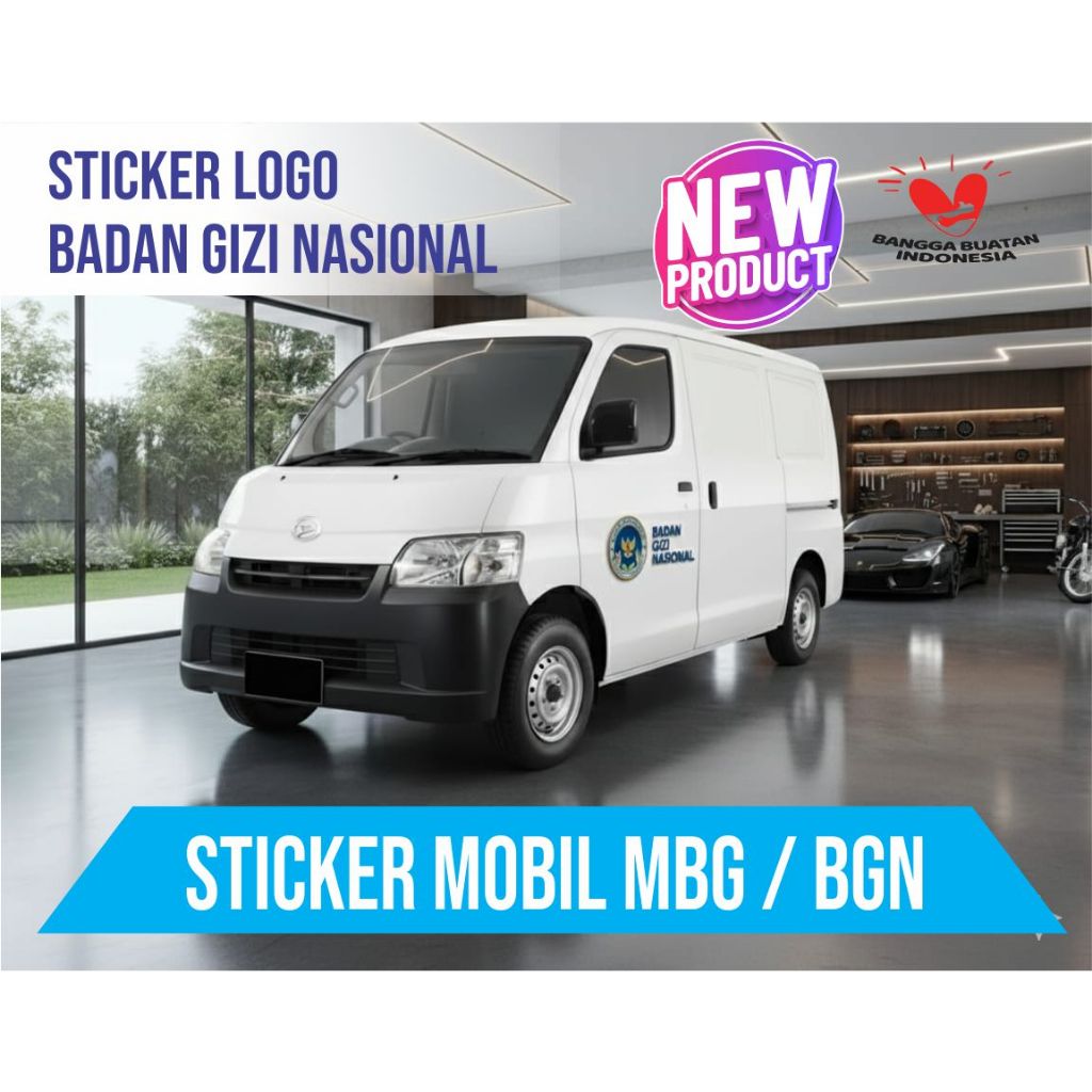 STICKER MBG / STICKER SPPG / STICKER BGN / LOGO BGN / BADAN GIZI NASIONAL/ STICKER MOBIL / STICKER K